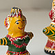 Shop Terracotta Handmade Lac-painted Terracotta Doll (Set of two) - E