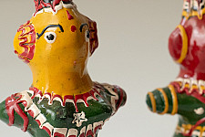 Jau Kandhei - Lacquer Doll (Set of Two) - F