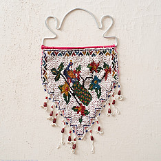 Prachin . प्राचीन  ❂ Old & Antique Peacock Wall Hanging - Toran 
