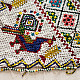 Saurashtra Bead Work - Old & Antique Wall Hanging - Peacock