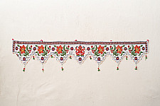 Prachin . प्राचीन  ❂ Old & Antique Wall Hanging - Ganesha & Hibiscus Flower Toran