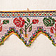 Saurashtra Bead Work - Old & Antique Wall Hanging - Rose Motif Toran