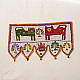 Saurashtra Bead Work - Old & Antique Wall Hanging - Lion Motif Door Toran