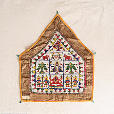 Prachin . प्राचीन  ❂ Old & Antique Wall Hanging Chakda - Shrinathji