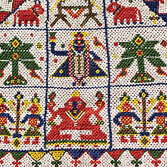 Prachin . प्राचीन  ❂ Old & Antique Wall Hanging Chakda - Shrinathji