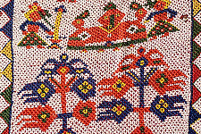 Prachin . प्राचीन  ❂ Old & Antique Wall Hanging - Bead Chakda