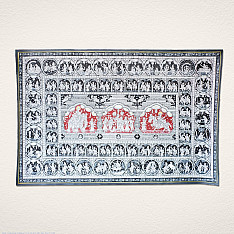 Chitra Katha . चित्र कथा | Pattachitra Traditional Painting ~ Krishna Story