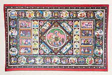 Chitra Katha . चित्र कथा | Pattachitra Traditional Painting ~ Krishna & Gopi