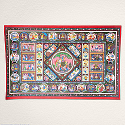 Chitra Katha . चित्र कथा | Pattachitra Traditional Painting ~ Krishna & Gopi