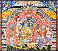 Chitra Katha . चित्र कथा | Pattachitra Traditional Painting ~ Ramayana Story