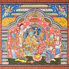 Chitra Katha . चित्र कथा | Pattachitra Traditional Painting ~ Ramayana Story