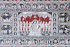 Chitra Katha . चित्र कथा | Pattachitra Traditional Natural Color Painting ~ Ramayana Story