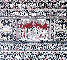 Chitra Katha . चित्र कथा | Pattachitra Traditional Natural Color Painting ~ Ramayana Story