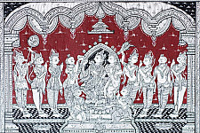 Chitra Katha . चित्र कथा | Pattachitra Traditional Natural Color Painting ~ Ramayana Story