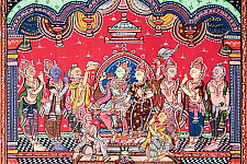 Chitra Katha . चित्र कथा | Pattachitra Traditional Painting ~ Sitaram