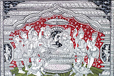 Chitra Katha . चित्र कथा | Pattachitra Traditional Painting ~ Ramayan Story Natural Colour