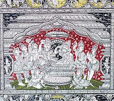 Chitra Katha . चित्र कथा | Pattachitra Traditional Painting ~ Ramayan Story Natural Colour