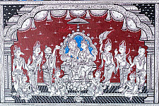 Chitra Katha . चित्र कथा | Pattachitra Traditional Painting ~ Ramdarbar