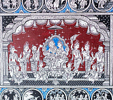 Chitra Katha . चित्र कथा | Pattachitra Traditional Painting ~ Ramdarbar