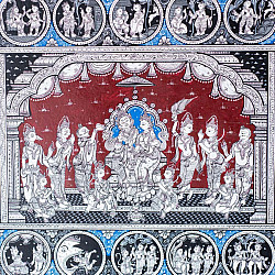 Chitra Katha . चित्र कथा | Pattachitra Traditional Painting ~ Ramdarbar