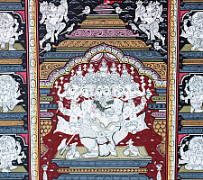 Chitra Katha . चित्र कथा | Pattachitra Traditional Painting With Natural Color ~ Ganesha Story