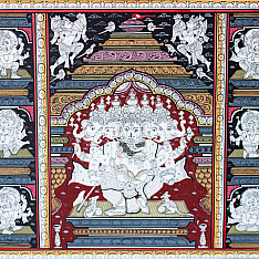 Chitra Katha . चित्र कथा | Pattachitra Traditional Painting With Natural Color ~ Ganesha Story