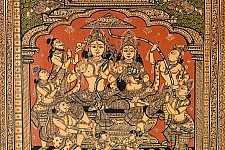Chitra Katha . चित्र कथा | Pattachitra Traditional Painting of Ram Lila With Natural Color