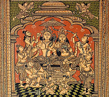 Chitra Katha . चित्र कथा | Pattachitra Traditional Painting of Ram Lila With Natural Color