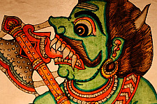 Leather Puppets | Asura Hidimb