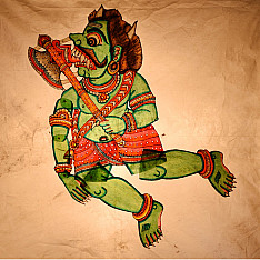 Leather Puppets | Asura Hidimb