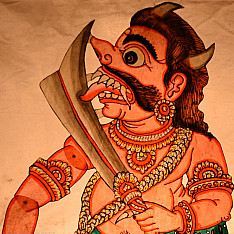 Leather Puppets | Asura / Bakasura