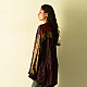 buy Ajrakh Block Printed Modal Silk Shirt