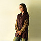 buy Ajrakh Block Printed Modal Silk Shirt