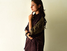 Itr . इत्र | Ajrakh Silk Shirt - Over Size | Unisex 