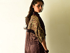 Itr . इत्र | Ajrakh Silk Shirt - Over Size | Unisex 