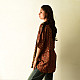 buy Ajrakh Free Size Modal Silk Shirt