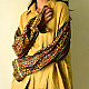 Designer Silk Shirt - Natural Colour Ajrakh Print