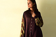 Itr . इत्र | Handmade Silk Unisex Shirt | Handmade Ajrakh Print