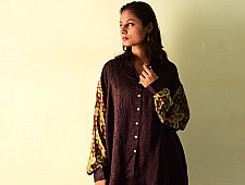 Itr . इत्र | Handmade Silk Unisex Shirt | Handmade Ajrakh Print