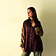 buy Modal Silk Unisex Shirt - Ajrakh Printed