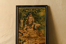 Memory Lines | Antique Print Shanker by Narottam Sharma ( With Frame)  