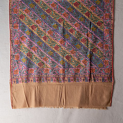 Pasham ~ Pure Pashmina Kani Shawl - Sozni Embroidered