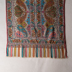 Pasham ~ Pashmina Kani Shawl With Sozni Embroidery 