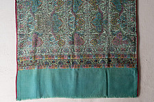Pasham ~ Pashmina Kani Woolen Shawl & Sozni Embroidery 