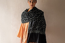Pasham ~ Pure Pashmina Sozni Embroidered Woolen Stole