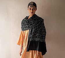 Pasham ~ Pure Pashmina Sozni Embroidered Woolen Stole