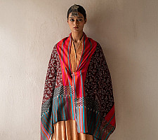 Pasham ~ Pashmina Sozni Embroidered Woolen Stole