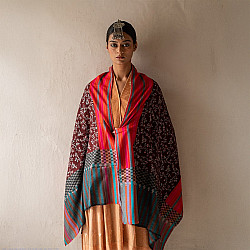 Pasham ~ Pashmina Sozni Embroidered Woolen Stole