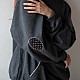buy Handcrafted Embroidered Hoodie - Sheep design