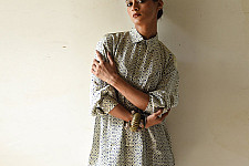 Itr . इत्र | Indigo Modal Silk Shirt - Trigo| Unisex